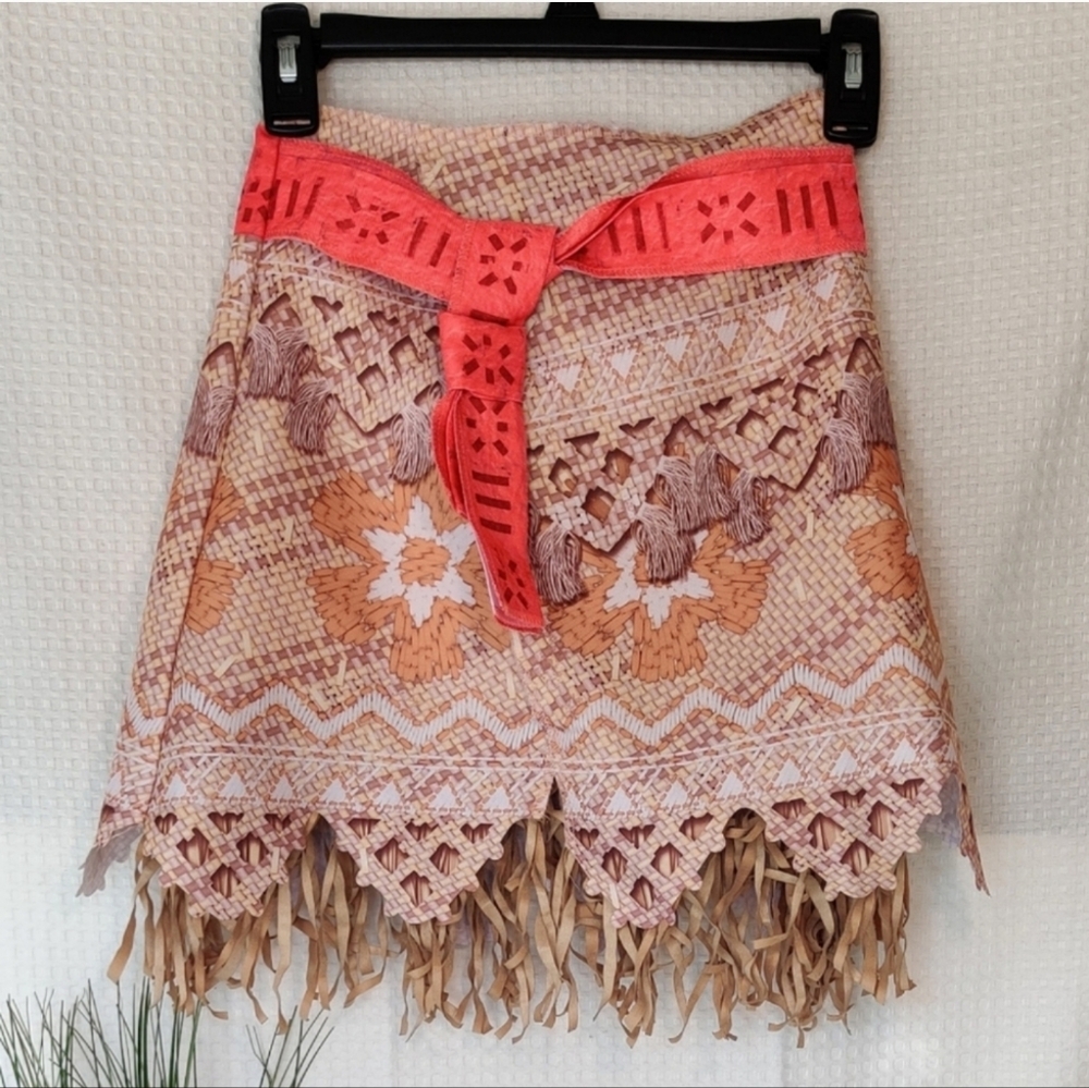 Disney Moana Fantasy Play Costume Skirt Size 4-6X 💰
